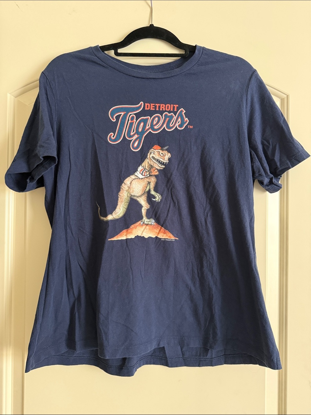 Detroit Tigers Navy women’s Graphic Tee-xl